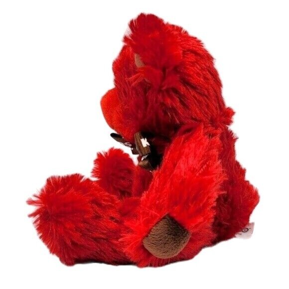 2/$15 Hersheys Kisses Red Plush Teddy Bear 7" Cuddly Stuffed Toy Collectible - Picture 3 of 10
